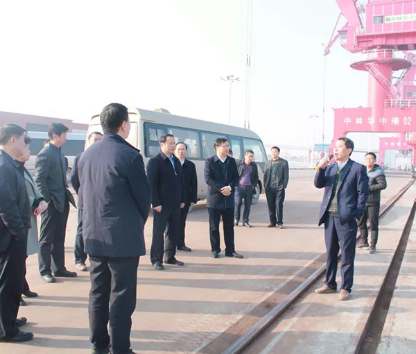 湖北武穴市黨政代表團(tuán)一行到華中國際木業(yè)園區(qū)考察